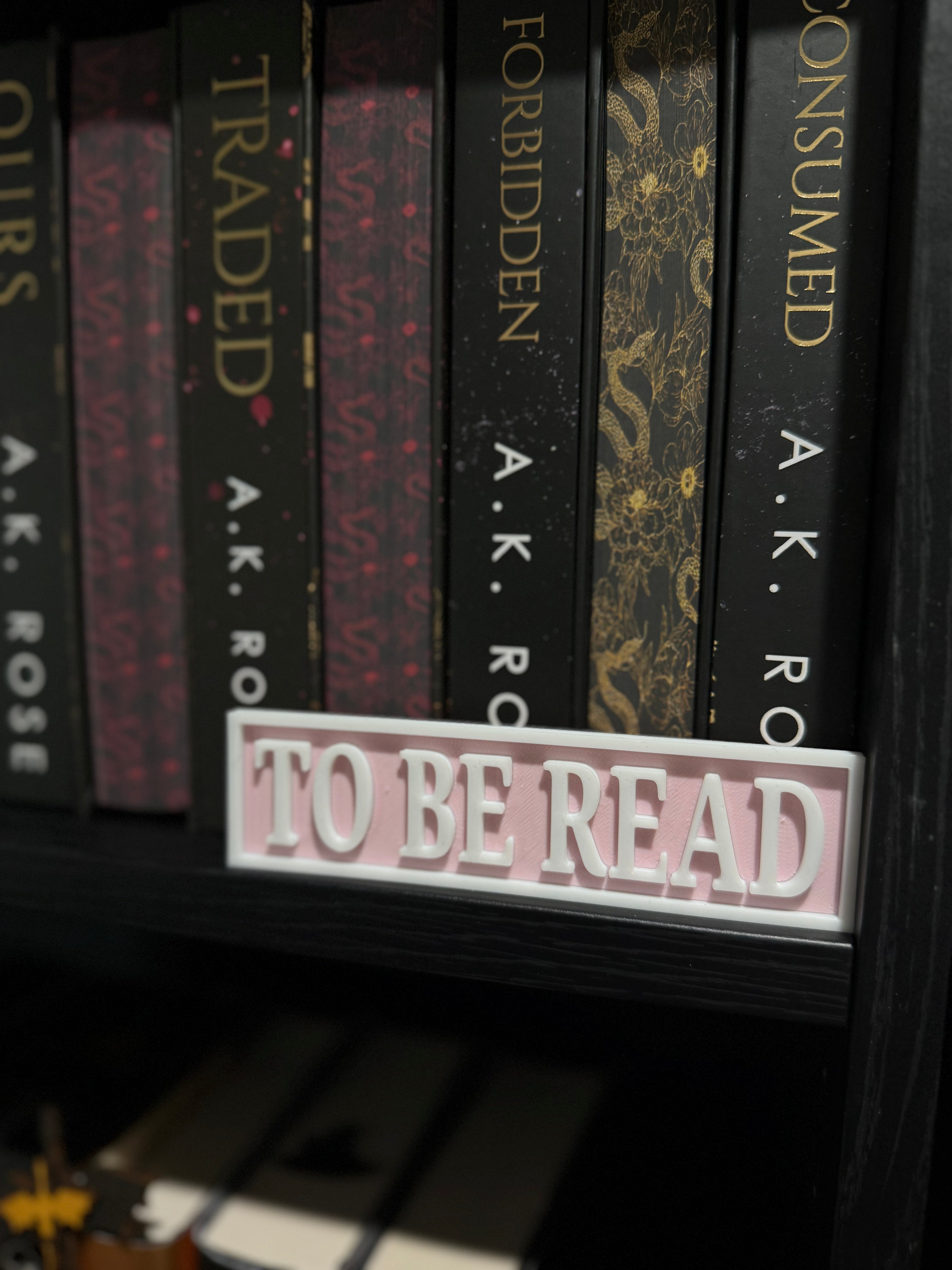 To Be Read - Pink Deco